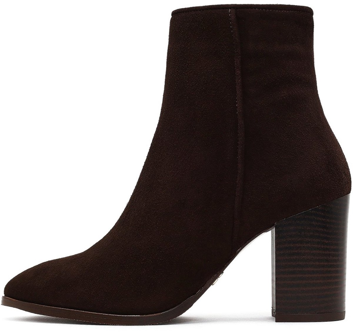 DERIMOD Heeled Ankle Boots Leather Heeled Ankle Boots