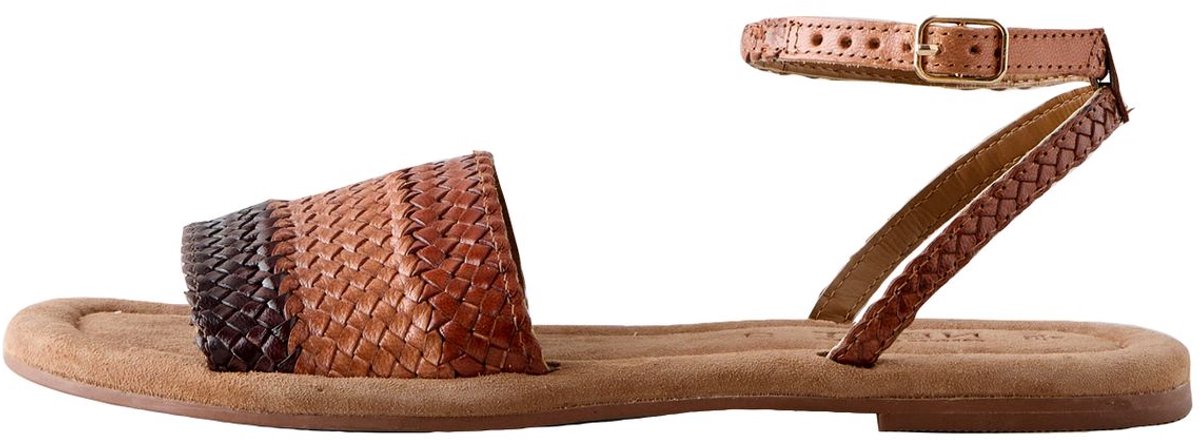 Next - Dames - Geweven platte sandalen - Bruin