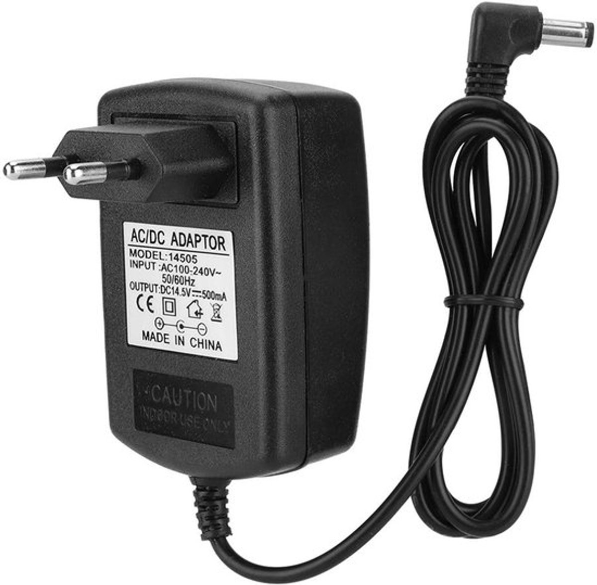 Elektronische universele weegschaal 14,5 V 500 mAh voedingslader 5,5 * 2,1/2,5 mm DC-uitgangskop EU-stekker 100-240 V voedingsadapter oplader (EU)
