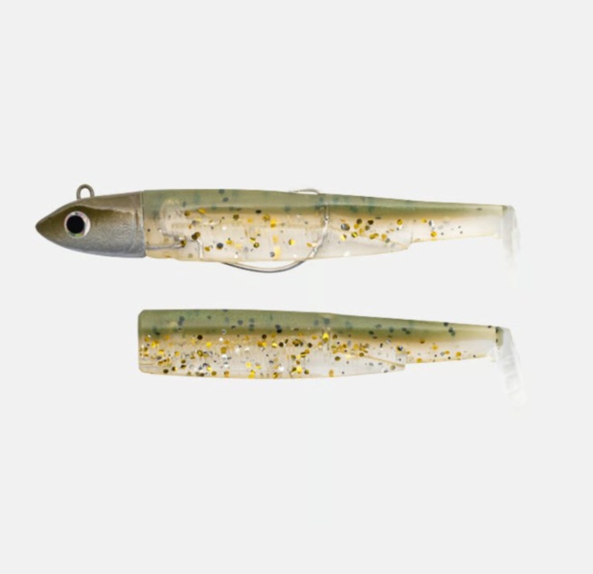 Fiiish Black Minnow Off Shore Combo + Body Khaki Glitter No. 3 (120mm) 12g