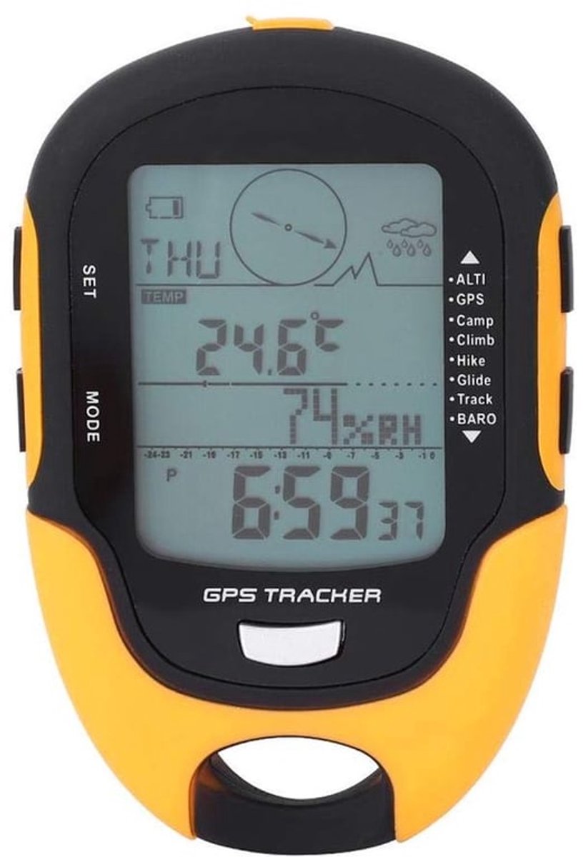 Digitale Barometer, Digitale Hoogtemeter Barometer, GPS Navigatie Ontvanger Digitale Hoogtemeter, Buitenventilator Kamperen Klimmen voor Wandelen