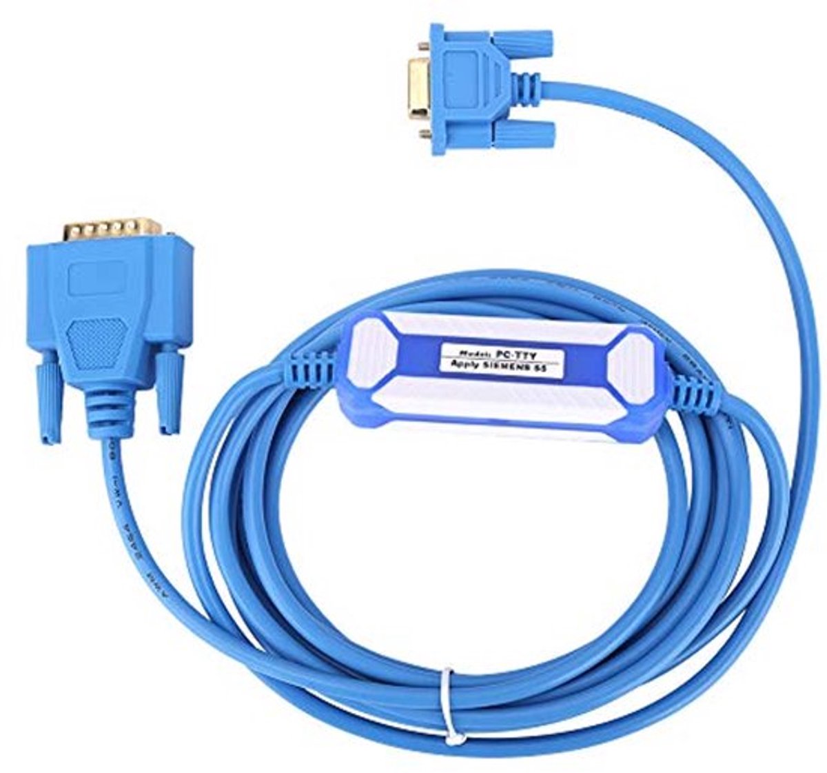 Blauwe pc-TTY omvangrijk milieuvriendelijke PVC-programmeerkabel voor S5-serie PLC 6ES5734-1BD20