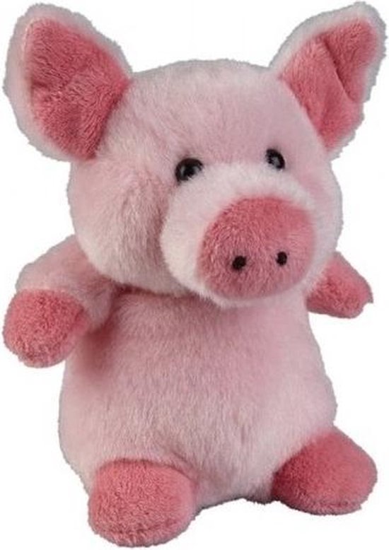 Roze varken/biggetje knuffel 12 cm - Varkens knuffeldieren - Speelgoed voor  kind | bol.com