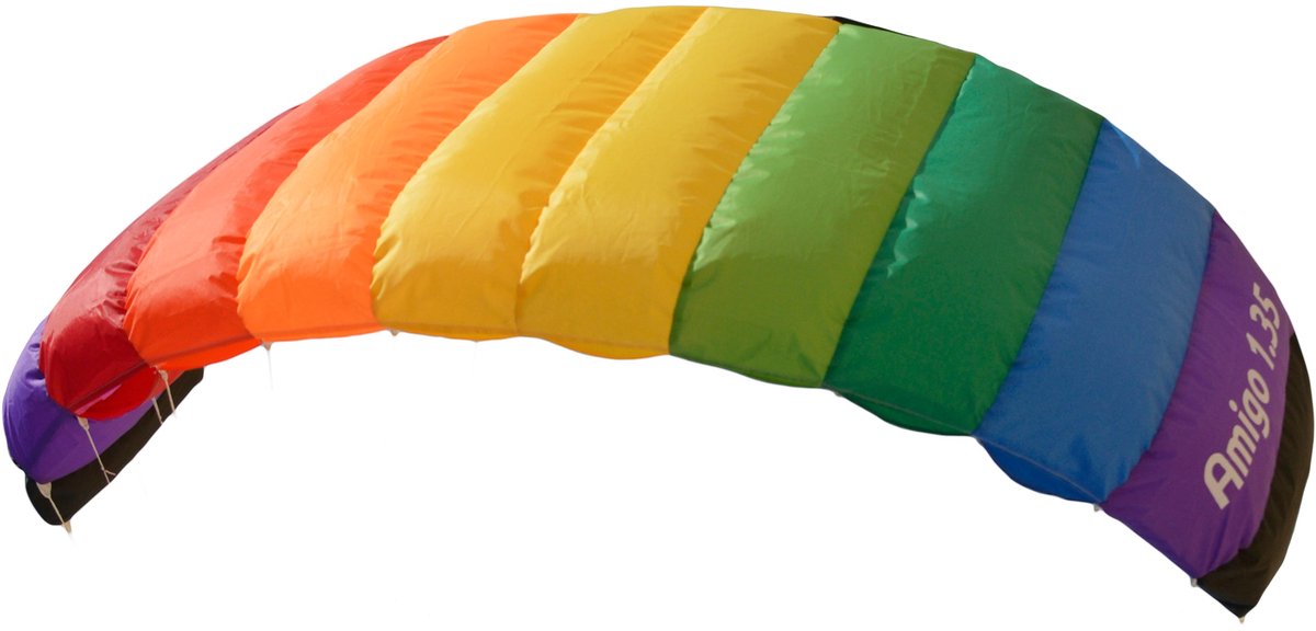 Matrasvlieger Spiderkites Amigo 2.05 Rainbow 10028 Regenboog 205 x 69 cm