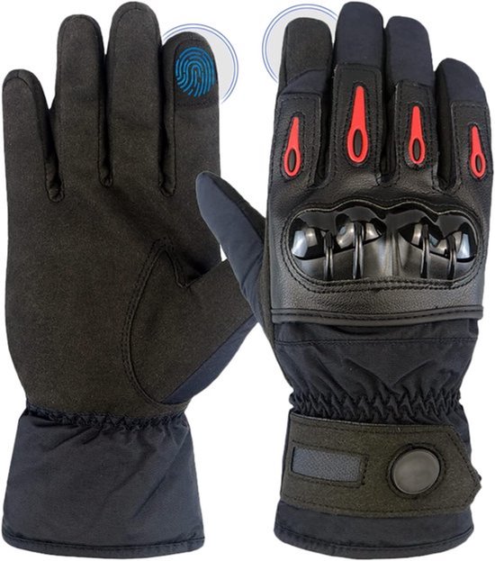 Motorhandschoenen - Winter - Waterdicht - Touchscreen - Handschoenen voor Mannen en Vrouwen - Voor motorfietsen - Cross - Scooter - Fiets - Winter - Wandelen - Outdoor sporten