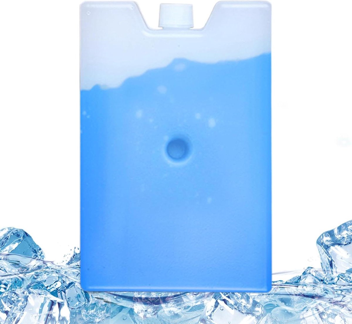 Koelkast Vrieselement - Ijspakket Koelbox - Buitenactiviteiten Koelen - Langdurige Koude - 15x10x2.5 cm - Blauw