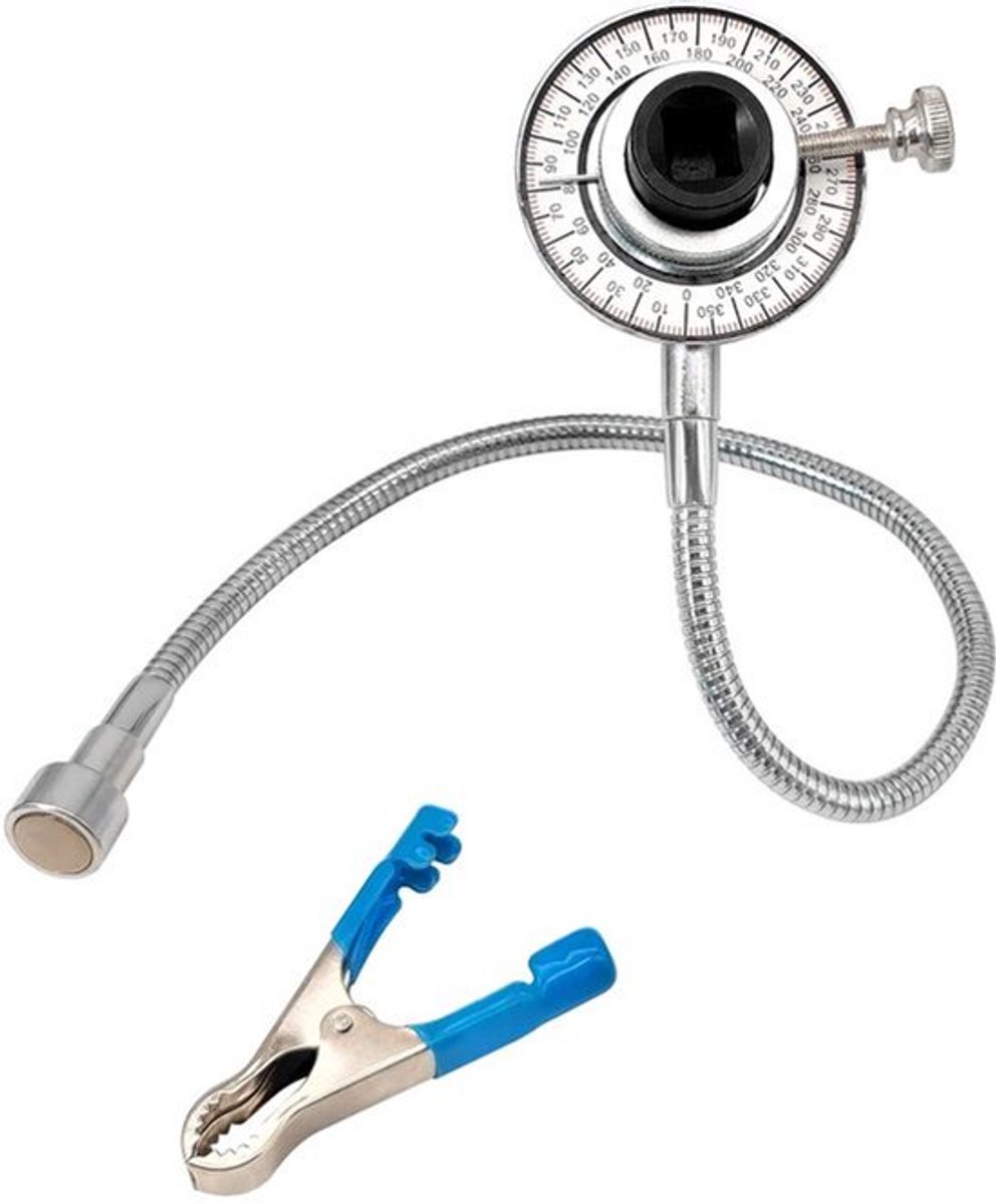 2-in-1 Professional Koppelmeter - Draagbare Hoekmeter met Flexibele Cliparm