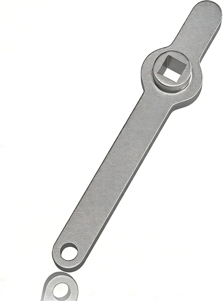 SnelShoppen - Radiator Vent Wrench, Roestvrij Staal Verwarmingssleutel, 5 mm Vierkante Sleutel voor Ventilatie Standaard Radiator Kleppen, Duurzaam en
