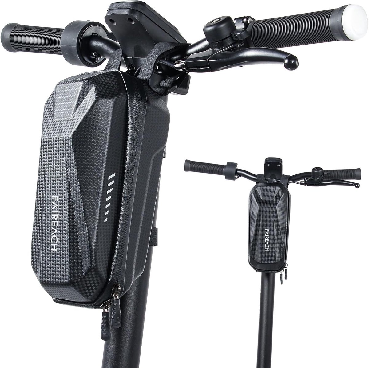 SnelShoppen - Scooter Tube Bag - Opbergzak voor Scooter - Waterdichte Scooteropbergzak met 4 Velcro Bevestigingen - Geschikt voor Elektrische Vouwfiet
