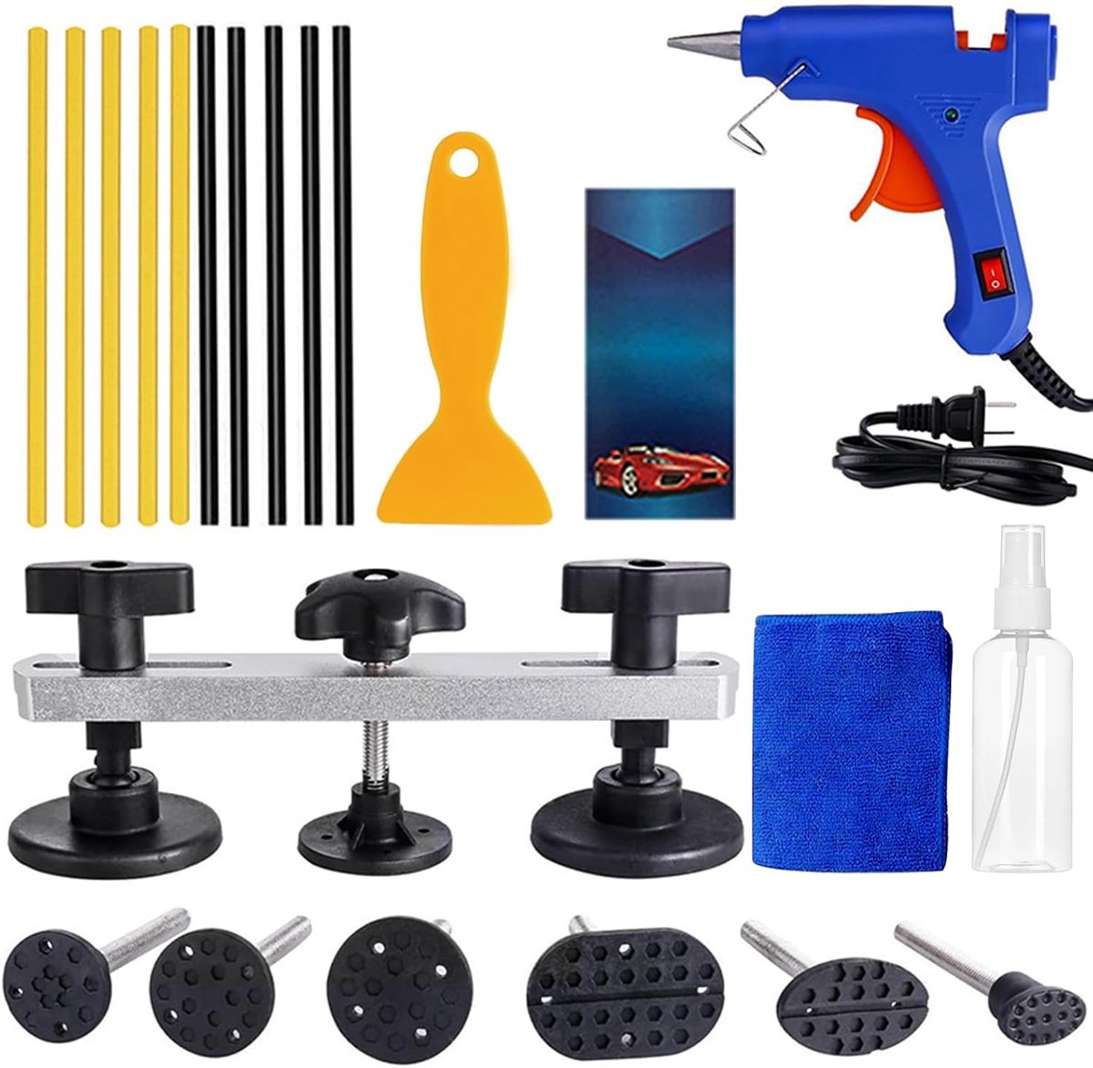 SnelShoppen - Dent Repair Kit - Professionele Dentschade Reparatieset - Verfloze Dentsverwijderaar - Eenvoudige en Snelle Dentsverwijdering voor Auto