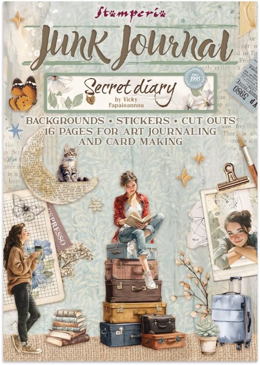 SnelShoppen - Journal Stickers en Cut-Outs voor Scrapbooks, Bullet Journals, Kaarten Maken - Creatieve Achtergronden voor Hobby's, Knutselen en Cadeau