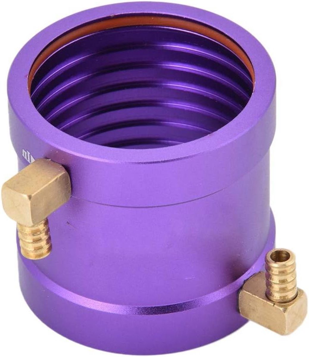 RC Boot Motor Koeling - Waterkoeling Jas Kit - RC Boot Vaart - Metaal Stevig - 1.42 inch - Paars