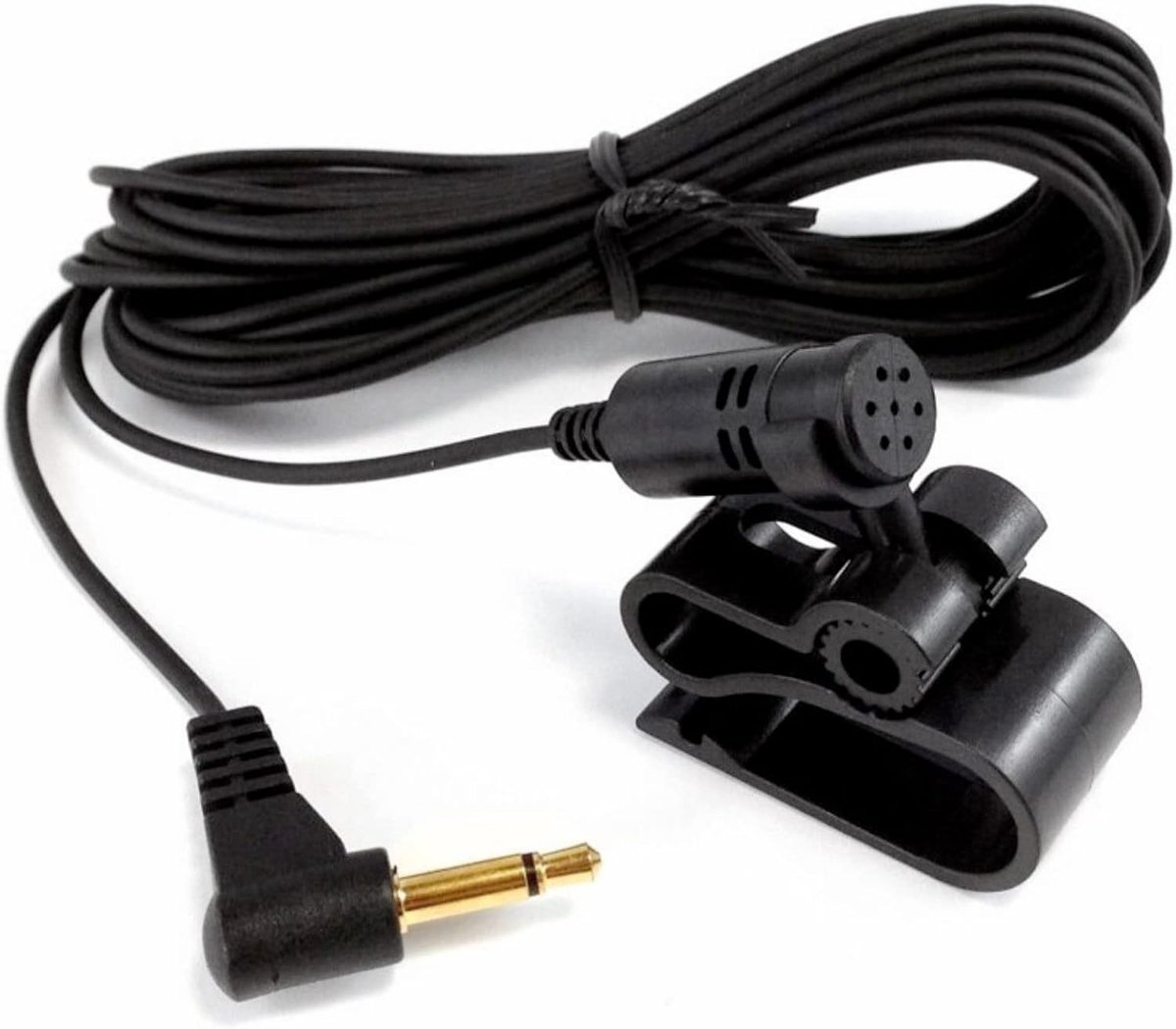 SnelShoppen - 2.5mm Jack Microfoon voor Auto Bluetooth Radio - Zwart - 2.5m Kabel - Ondersteuning voor Pioneer - Ideaal voor Feest, Karaoke, en Meer