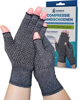 KANGKA® Reuma Therapeutische Handschoenen Maat XL - Compressie Handschoenen voor Artrose, Reuma, Artritis, RSI, CTS - Reuma Handschoenen voor Dames en Heren - Grijs