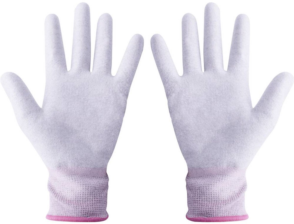 Quadrios ESD-handschoen Maat: XS Polyamide, Polyurethaan