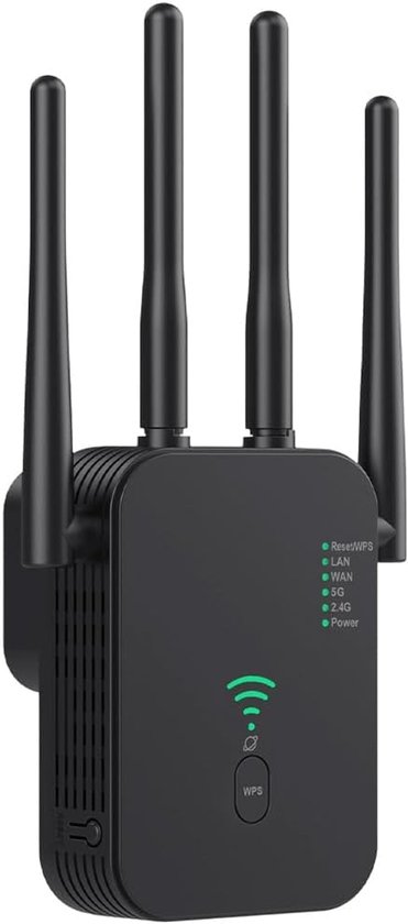 Kivora Wifi-versterker 1200 Mbit/s met 2,4 GHz + 5 GHz - Kivora - €30,99