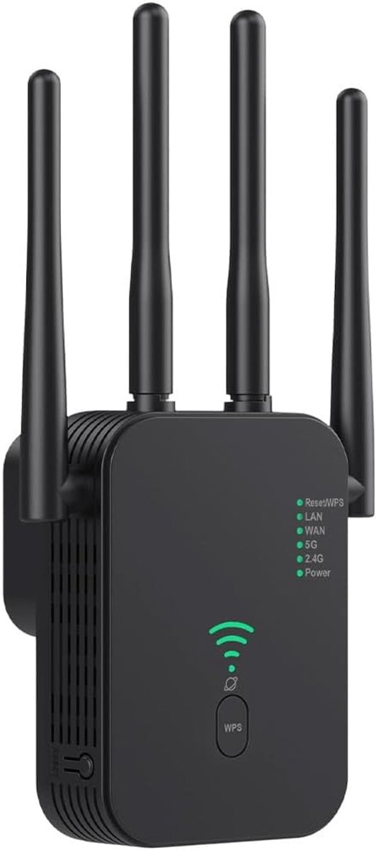 Kivora Wifi-versterker 1200 Mbit/s met 2,4 GHz + 5 GHz - Kivora - €30,99