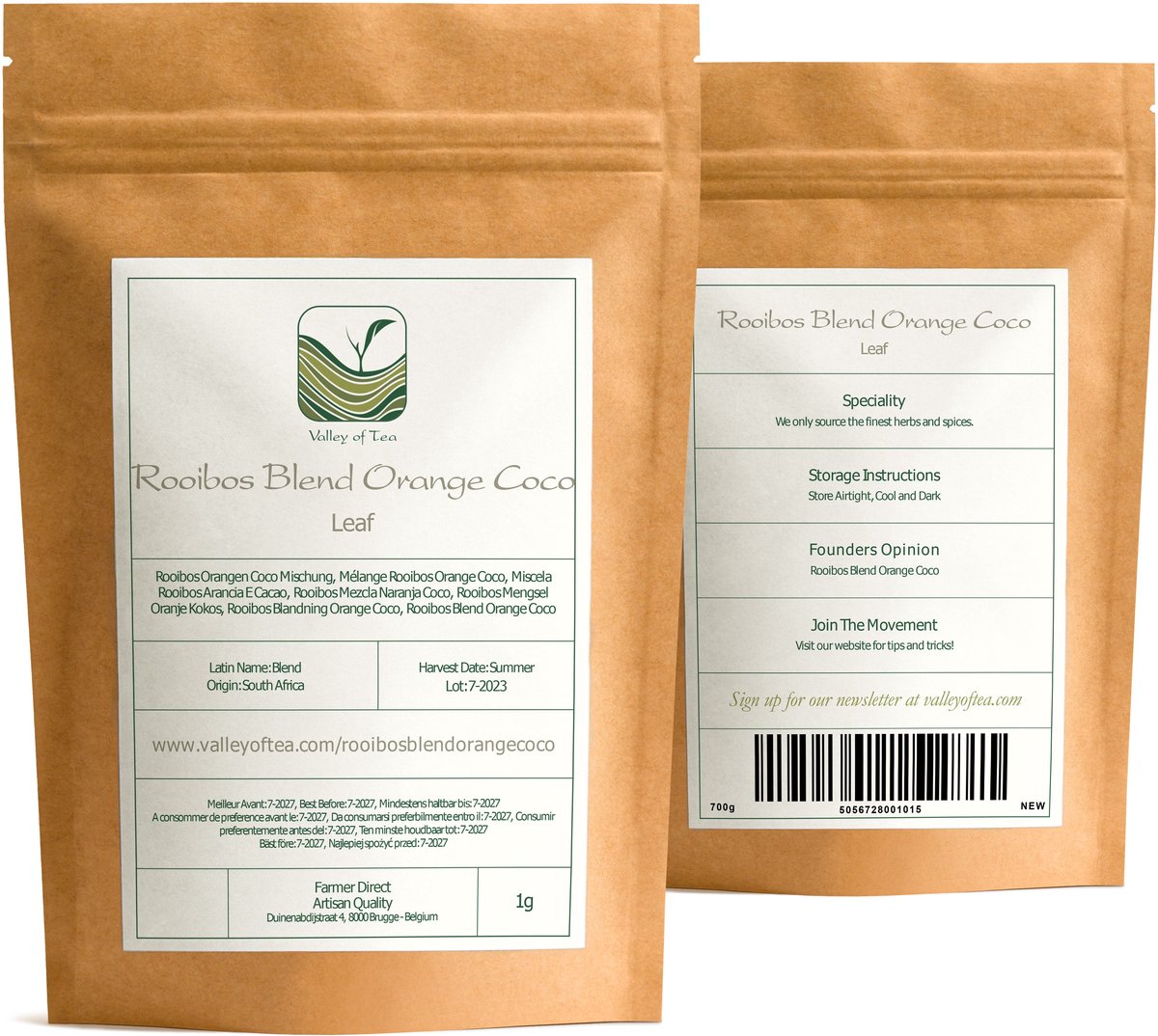 Rooibos Mengsel Oranje Kokos