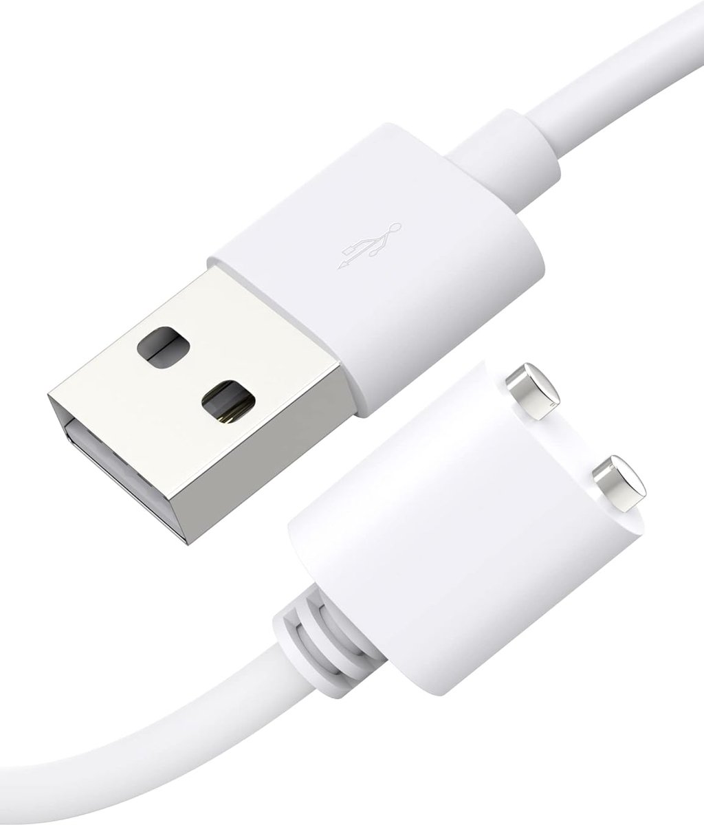 SnelShoppen - 2.6Ft Magnetische USB DC Oplaadkabel Vervangende Oplaadkabel - 7mm/0.28in, Geschikt voor Diverse Speelgoed en Apparaten