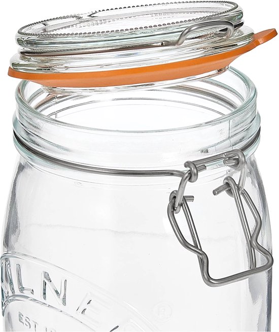 Kilner Weckpotten Set (12x 1500ml) | OP=OP VOORDEELSET | 12 Weckpotten van 1500 ML | Premium A-kwaliteit | Robuust en Voedselveilig | Ideaal als voorraadpot, inmaakpot of conserveerpot