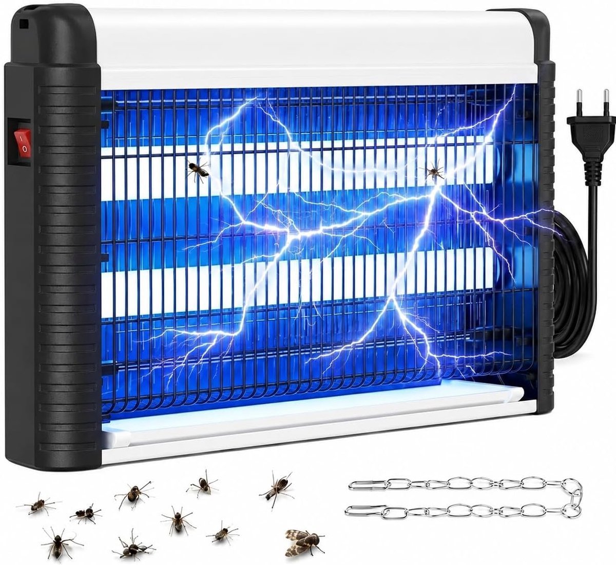 SnelShoppen - Elektrische Insectenverdelger 35W UV Lamp - 4000V Vliegvallen voor Muggen, Motten en Vliegen - Effectieve Insectenbestrijding voor Tuin,