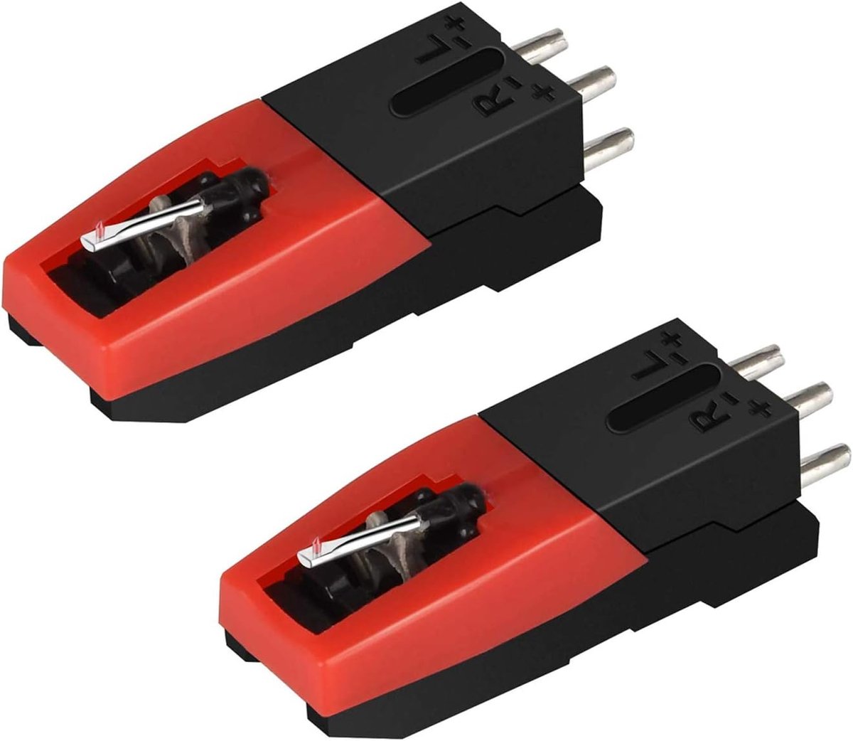 SnelShoppen - Record Player Naald Set - 2x Universele Vervangende Naald voor Vinyl Platenspeler - Geschikt voor 33, 45 en 78 RPM - Ideaal voor Crosley