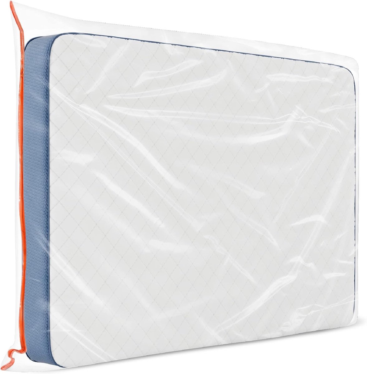 SnelShoppen - Plastic Matras Bescherming - Matras Cover 140x200cm (Dik 30cm) - Ideaal voor Opslag, Verhuizen, met Rits