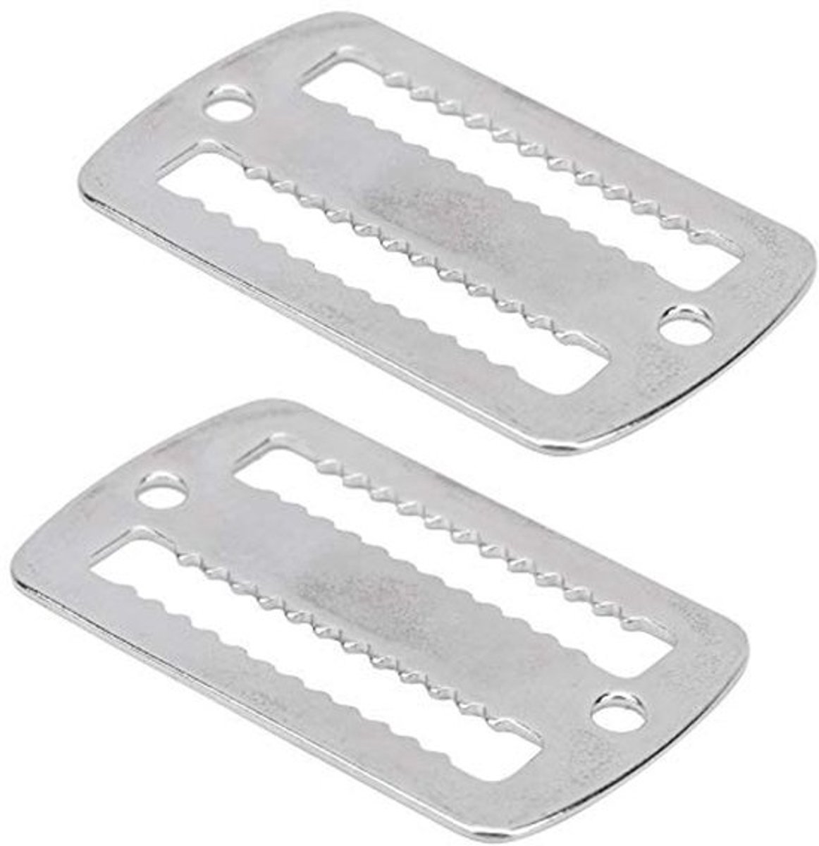 2 stks Duiken Gewicht Riem Gesp, 316 Rvs Duiken Gesp Gewicht Riem Keeper Retainer Stopper Slider Gewicht Riem Retainer Keeper Clip