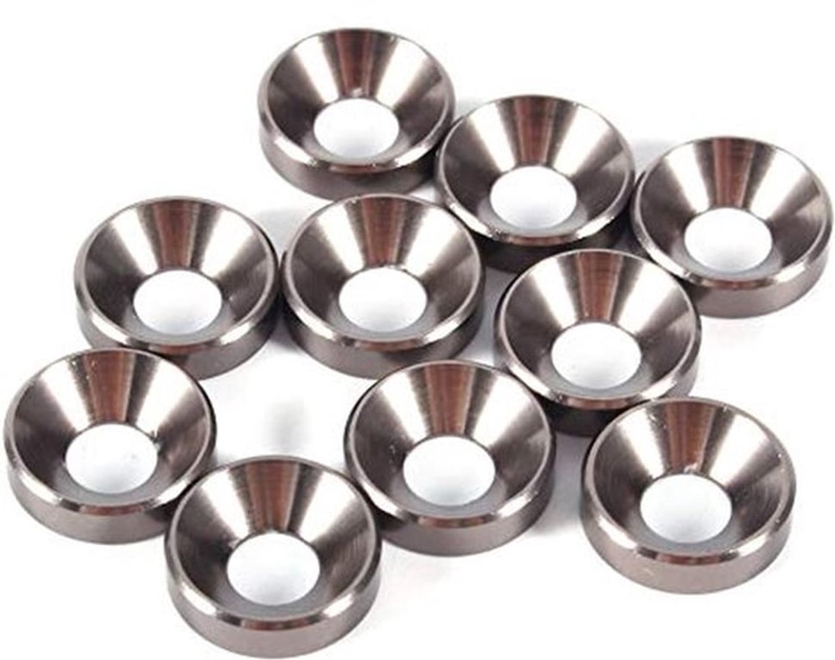 10st M3 M4 M5 CNC Geanodiseerd Verzonken Ringen Pakking Zelfsluitende Aluminium O-Ringen Borgmoeren Kleurrijk