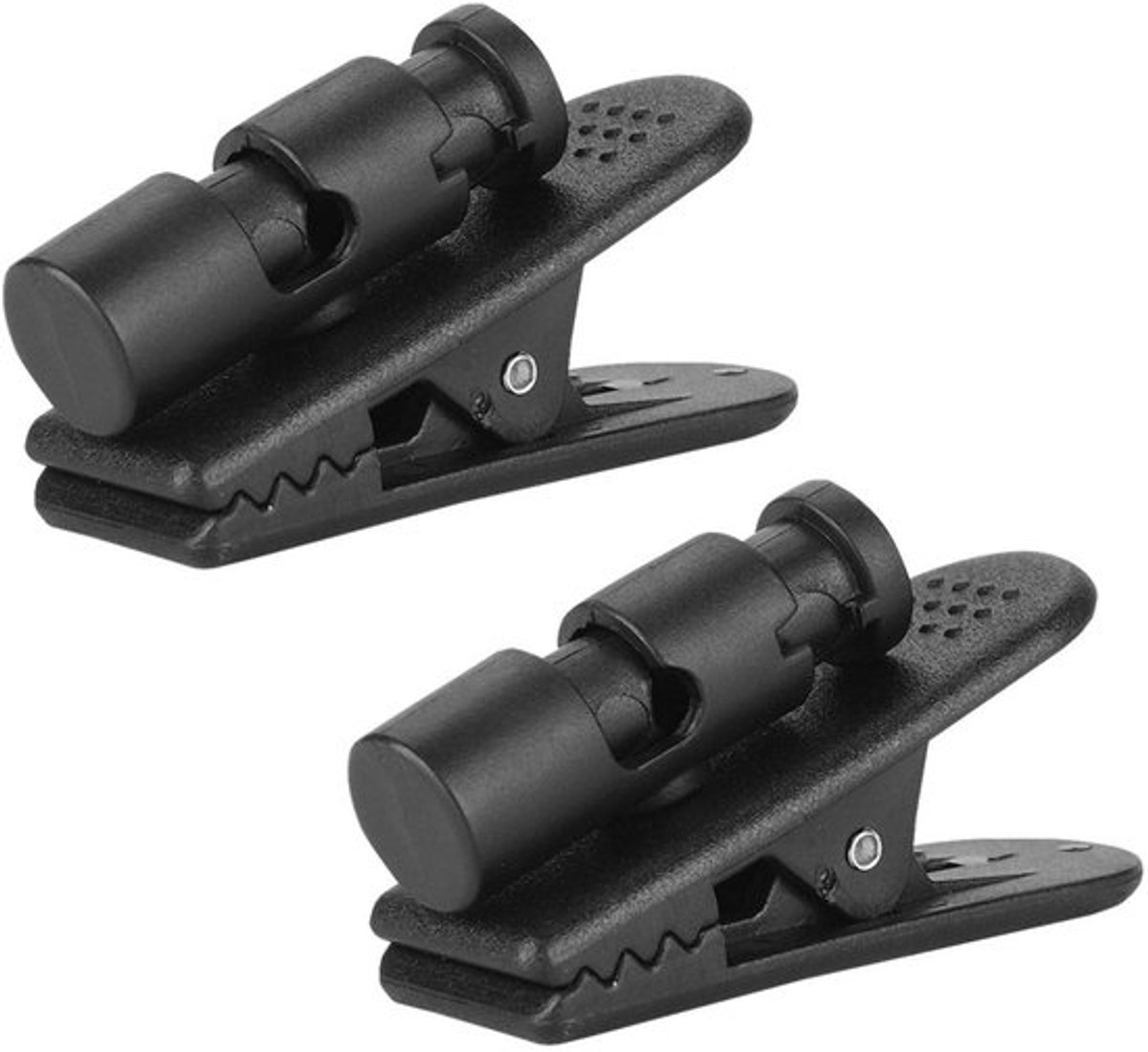 Oordopjes 2 Stuks Hoofdtelefoon Clips Zwart Brede Clip voor Hoofdtelefoons, Hoofdtelefoons, Maat 2 - 4 mm, Kabel, Hoofdtelefoon Organiser, Clips voor Kabel Bevestiging, Hoofdtelefoon Kabel