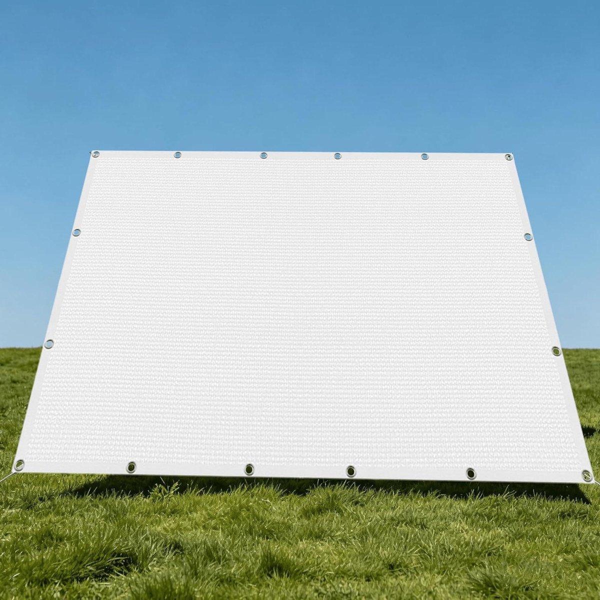 Schaduwdoek - Zonnedoek - Buiten Zonnen - Ademend Materiaal - 2.1 x 4 m - Wit