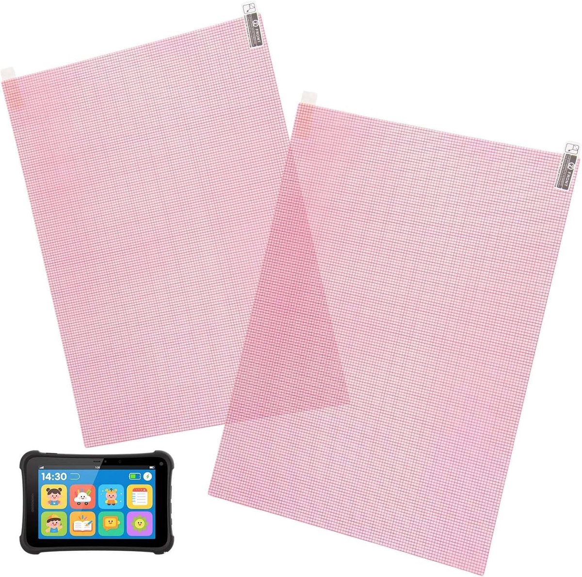 SnelShoppen - Universele Screen Protector 300 x 202 mm - 2 Pack HD Beschermfolie voor GPS, Camera, Tablet, Watch - Anti-Vingerafdruk, Krasbestendig, G