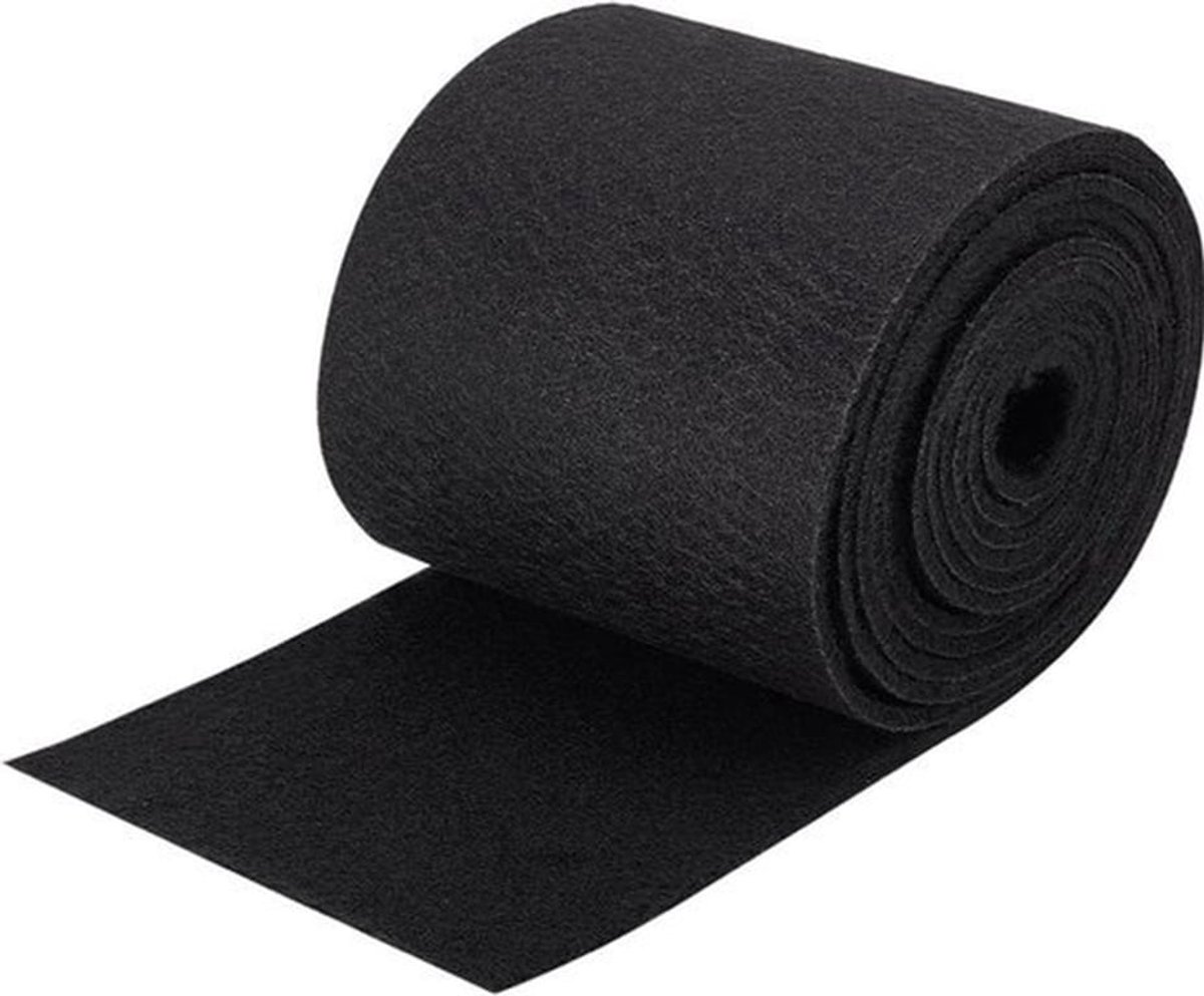6m-200mm-Zwart-Polyester-Boot-Trailer-Tapijt-Stofdicht voor-Auto-RV-Boot-Truck