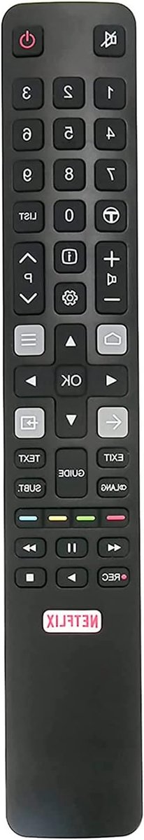 Vervang Afstandsbediening - Universele Controller - TV Bediening - Brede Compatibiliteit - 10 Meter Bereik - Zwart