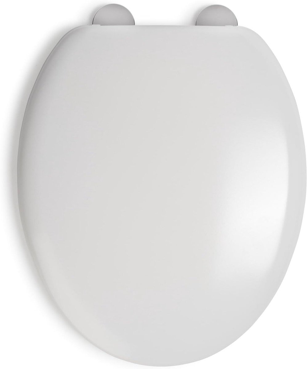 Toiletbril - WC-bril - Badkamer Upgrade - Universele Pasvorm - 435 x 38 cm - Wit