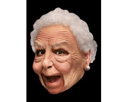 "Luxe 3/4 oma masker voor volwassenen - Verkleedmasker - One size"