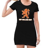Nederland supporter jurkje Hup Holland Hup zwart voor dames - landen kleding L