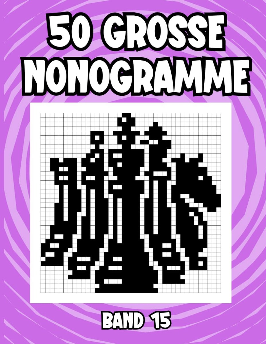 SnelShoppen - 50 Grote Nonogrammen - Logische Japanse Raadsels voor Beginners en Profis - Uitdagende Puzzels voor Ontspanning en Breintraining