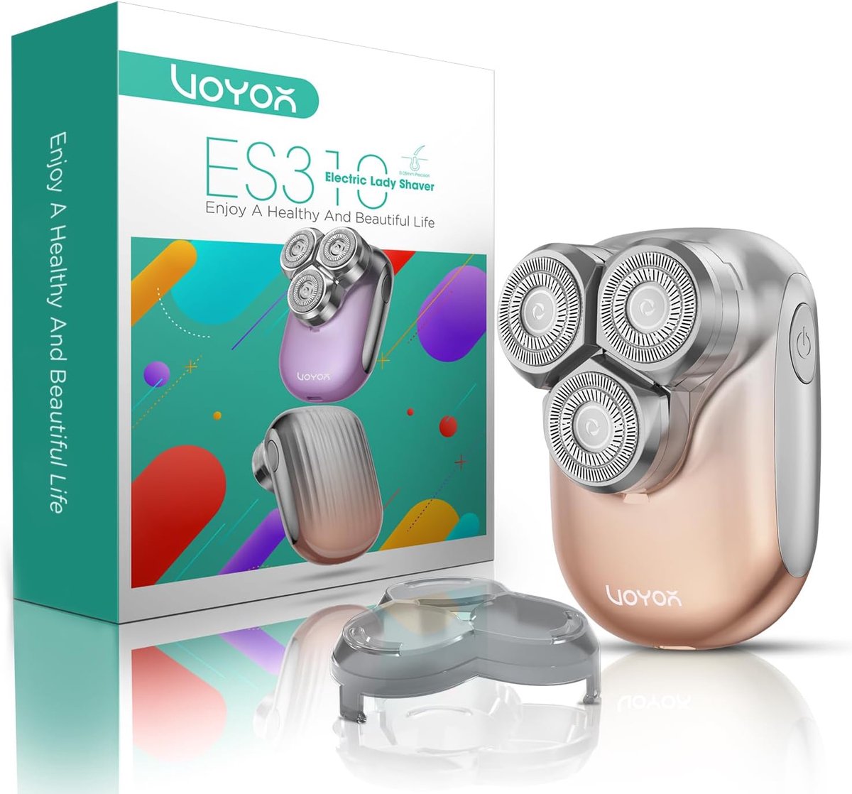 SnelShoppen - Elektrische Epilator voor Vrouwen - Intieme Scheerapparaat - Waterdichte Gezichts- en Lichaamsscheermachine - Draagbare Type-C Oplaadbar