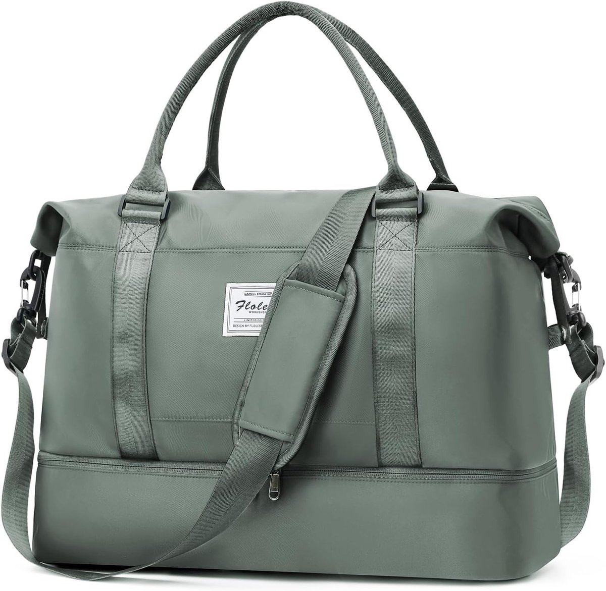SnelShoppen - Vrouwen Grote Weekendtas, Sporttas, Handbagage, Ziekenhuistas, Reis- en Zwemtas, Trainingstas met Schoencompartiment voor Air Travel, 50