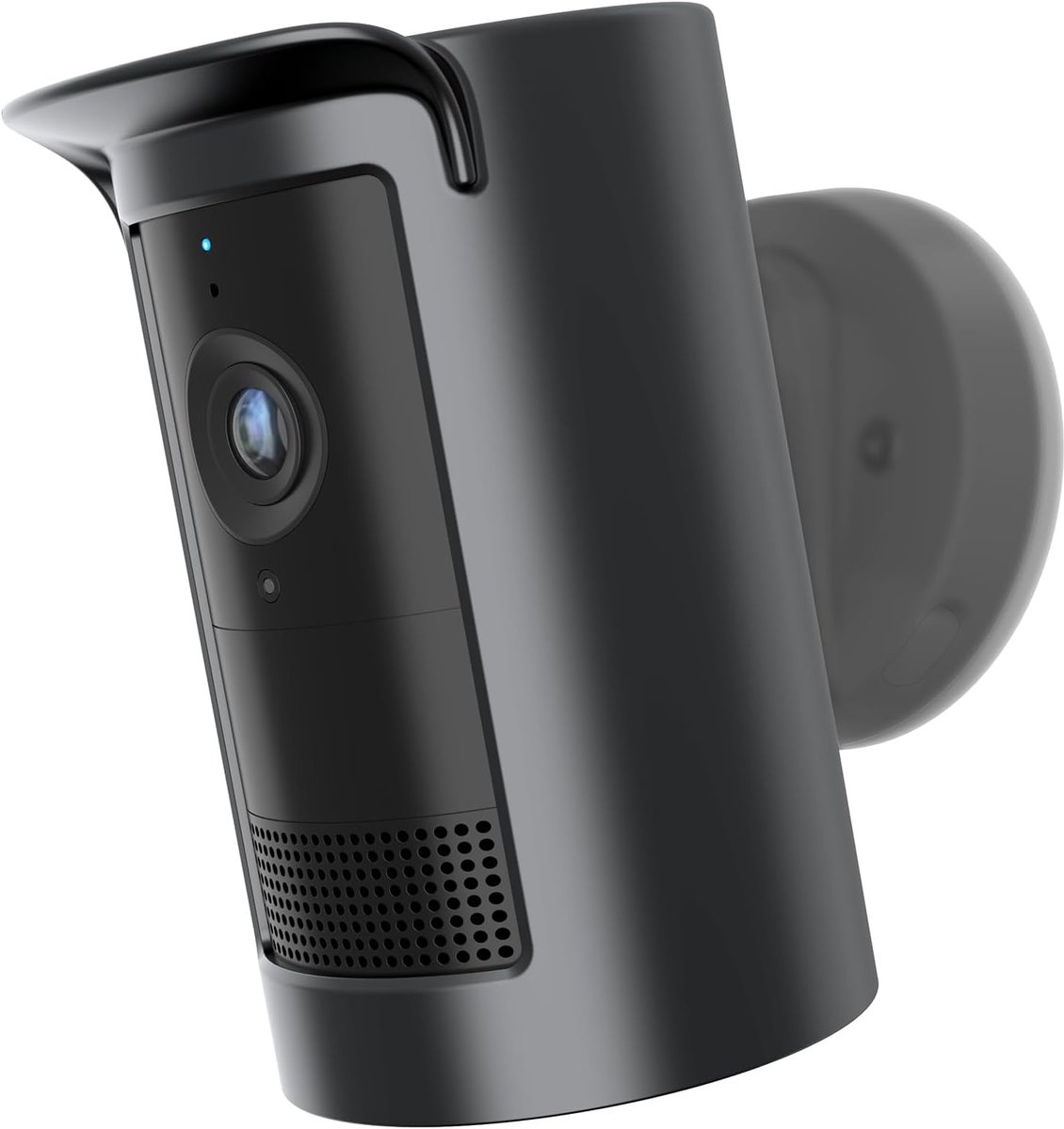 SnelShoppen - Silicone Hoes voor Buiten Camera Plus, Zacht en Weerbestendig Silicone Beschermhoes, Zwart, Geschikt voor Ring Outdoor Cam Plus 2025, Id