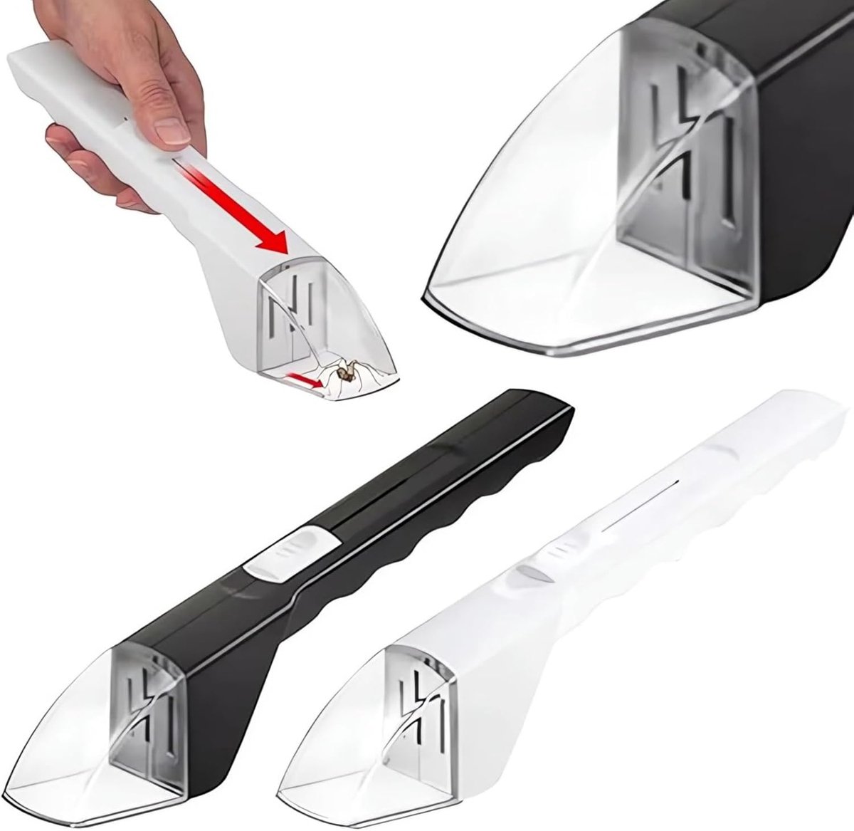 SnelShoppen - 2 Stuks Insecten Vangapparaat - Handheld Spider Catcher - Multifunctionele Insecten Vanger voor Buiten, Tuin en Natuuronderzoek - Duurza