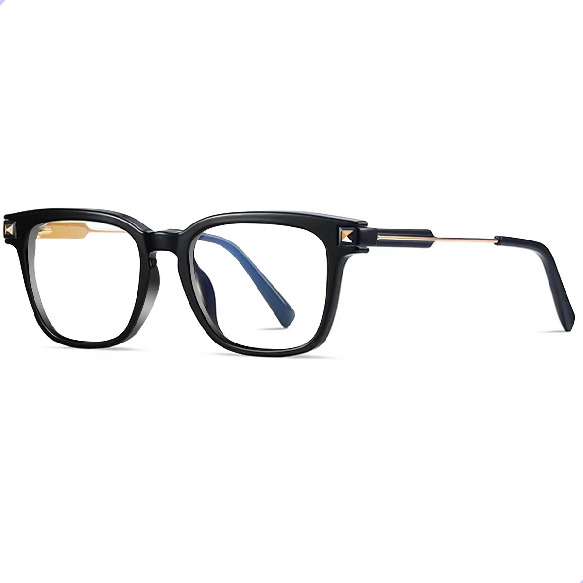 LECTRIK Blauw Licht Bril - Computerbril Zonder Sterkte - Blue Light Glasses - Beeldschermbril - Blauwlichtbril met Filter - Gaming & Schermbril - Unisex Zwart