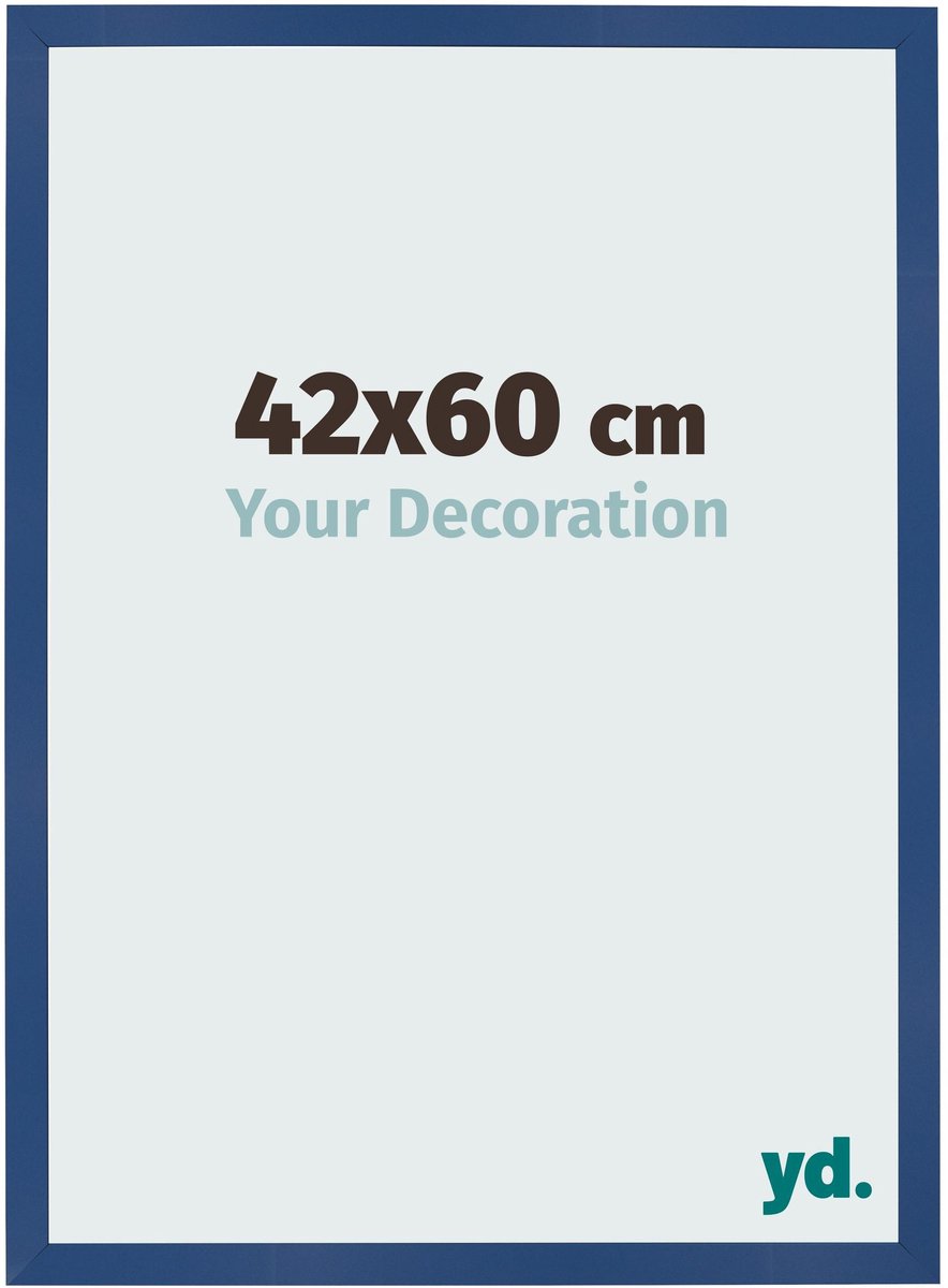 Your Decoration - Fotolijst 42x60 cm - MDF - Donkerblauw - Bologna