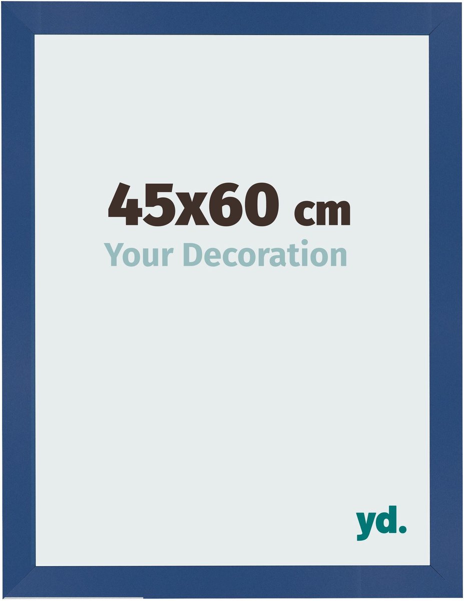 Your Decoration - Fotolijst 45x60 cm - MDF - Donkerblauw - Bologna