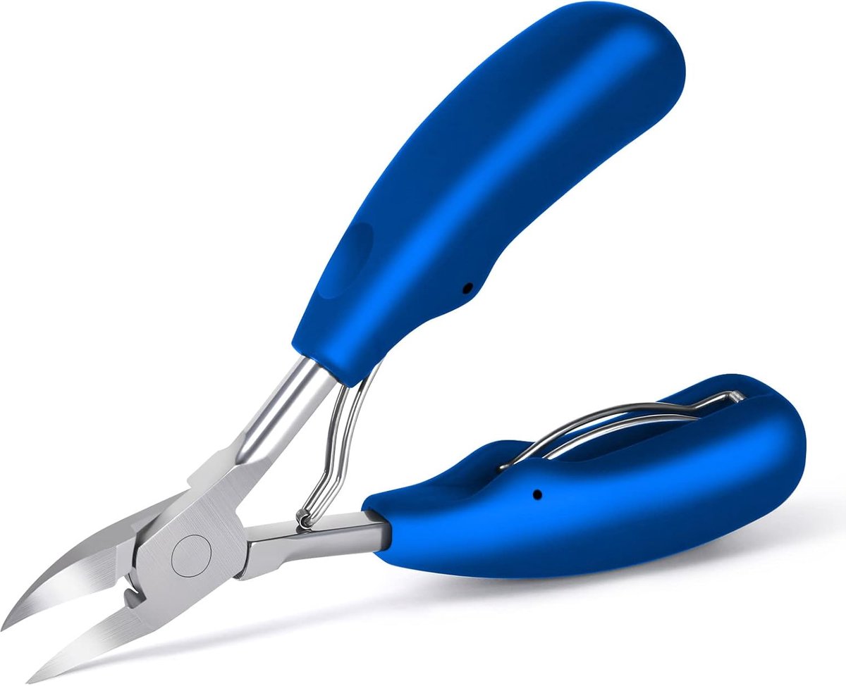 SnelShoppen - Professionele Toenail Clippers, Heavy-Duty RVS Nagelknippers voor Dikke Nagels, Ingrown Toenail Schaar met Beschermhoes, Multifunctionel