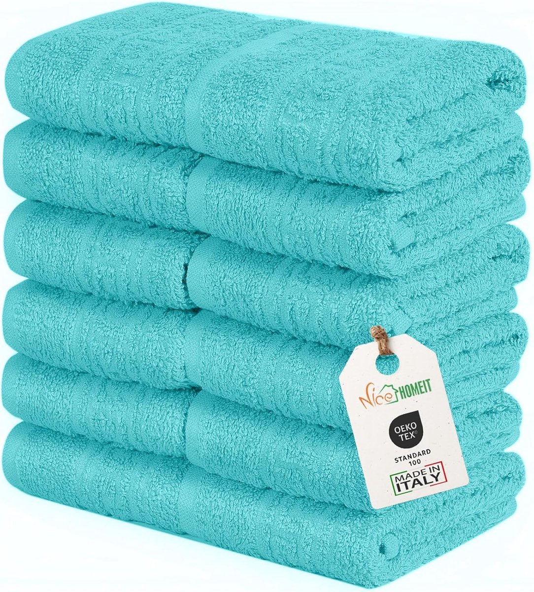 SnelShoppen - Set van 12 Mini Zeepdoekjes 30x30cm, 100% Katoen, Lichtgewicht, Zacht en Absorberend, Voor Badkamer, Gasten, Baby's, Make-up, Keuken en