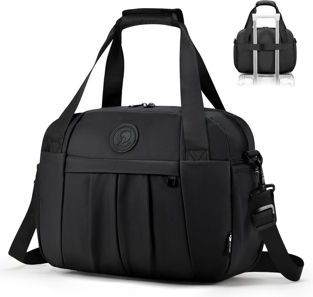 SnelShoppen - Handbagage Tas 40x30x15cm - Waterdichte Oxford Vouwbare Cabin Bag - 18L Reistas voor Vrouwen - Ideaal voor Weekendjes Weg, Vliegtuig en