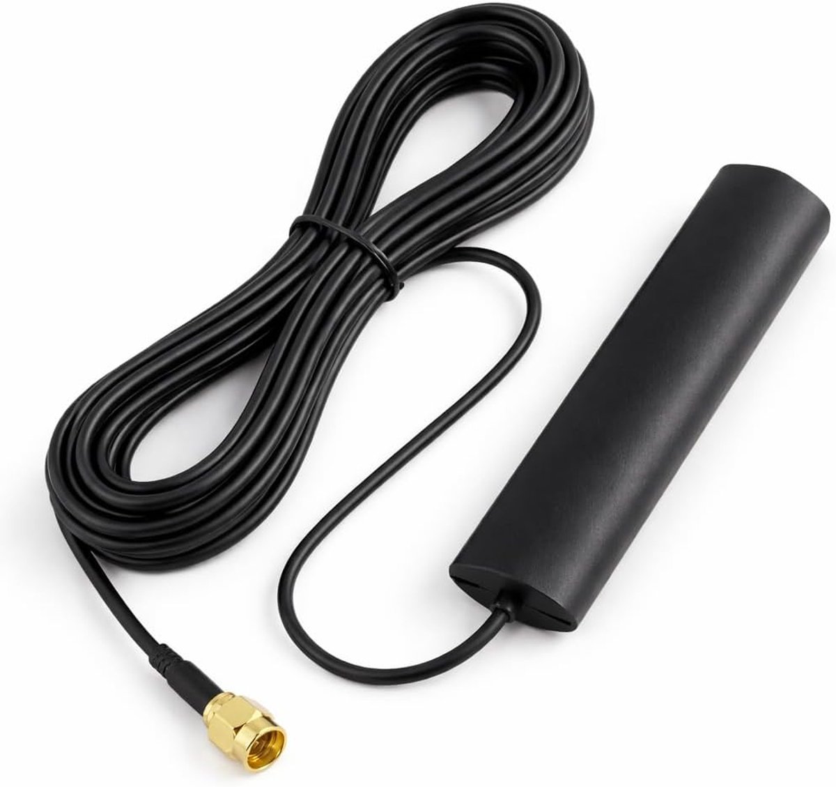 SnelShoppen - DAB DAB+ Auto Antenne met SMA Adapter en 3 m Kabel - Digitale Radio Antenne voor Auto's - Kristalheldere Ontvangst van DAB Signalen - Ee