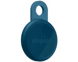 Chipolo - LOOP - traceur Bluetooth et localisateur de clés - rechargeable et étanche - compatible avec Apple Find My et Google Find Hub - 125 dB - bleu marine - 1 pièce